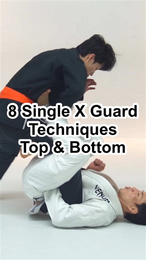 #jiujitsu 6 Single X guard techniques top & bottom 🔥 Follow, like, share🙏 Thank you.👍 #bjj #brazilianjiujitsu #bjjsubmission #berimbolo 안전한 주짓수 기술 연습 영상