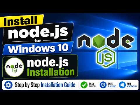 How to download and Install Node.js in Windows 10