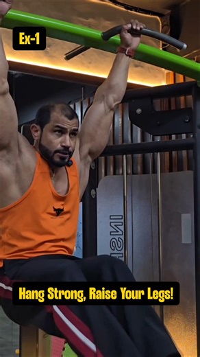 Hanging Leg Raises 🔥 Build Strong Abs Fast