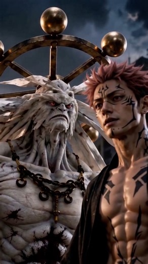 Sukuna vs Mahoraga 🔥 AI Live Action | Jujutsu Kaisen #shorts #jujutsu kaisen tsu