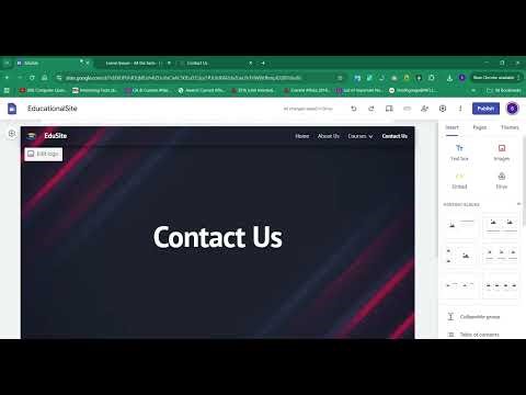 WEBDESIGNING IN GOOGLE SITES