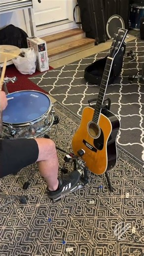 Just another drummer with a guitar #drums #everythingwitheric #ericlovley