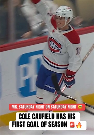 Cole Caufield first goal of season — Mr. Saturday Night highlights