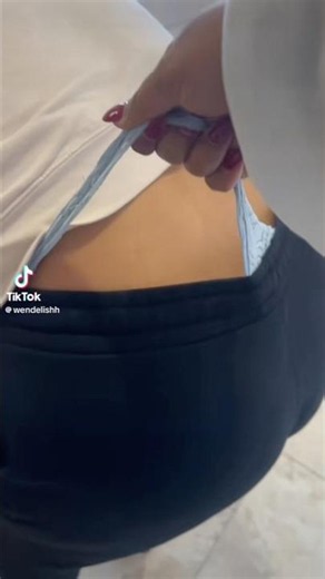 TikTok girl wedgie