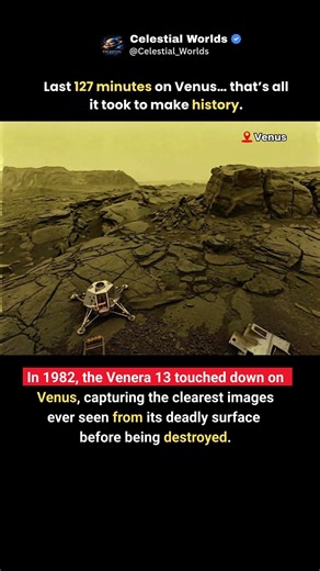 A Soviet probe uncovered Venus’s secret landscape #trending #viral #shorts