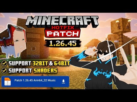 Minecraft Patch 1.26.45 HOTFIX 🔥❤️ | Major Fixes & Changes 📈