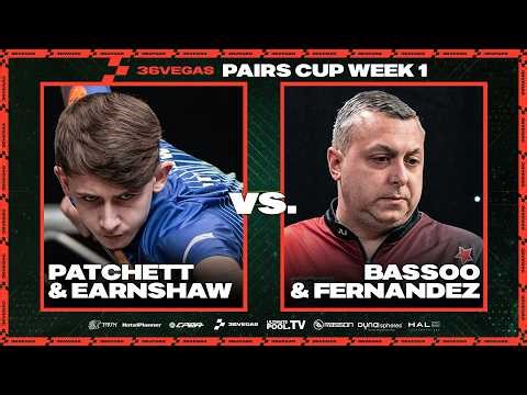CAN THEY CLUTCH UP? | Patchett & Earnshaw v Fernandez & Bassoo | 36Vegas Pairs Cup - G1 - Match 6