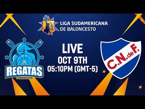 Group Phase | Regatas v Nacional | Full Basketball Game | Liga Sudamericana de Baloncesto FIBA 2026