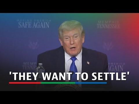 Trump postpones strikes vs Iran, says Tehran wants to settle