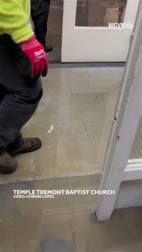 Church flooded by Boston water valve break