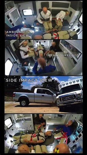 Ambulance Side Crash Test | Occupant Safety