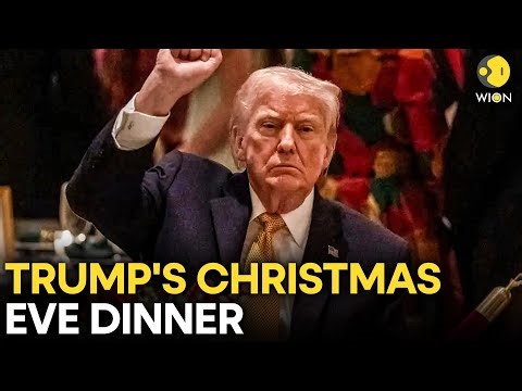 LIVE: US President Donald Trump Hosts Christmas Eve Dinner | Merry Christmas 2025 | WION
