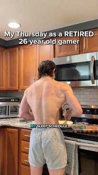 My typical Thursday as a retired 26 year old gamer 💪🎮