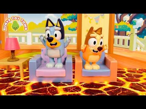 BLUEY The Floor Is Lava At Home| Pretend Play with Bluey Toys