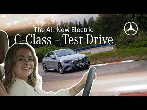 Test Drive: all–new electric C-Class | City, Road and Track Test​
