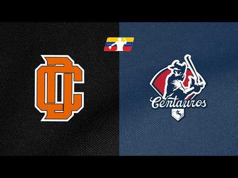 LMBP - Caciques de Distrito vs Centauros de la Guaira - Liga Mayor de Beisbol Profesional Venezuela