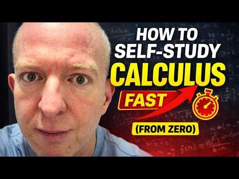 How To Self-Study Calculus FAST (From Zero)