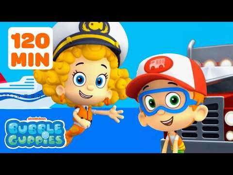 Deema & Nonny's Boat and Truck Adventures! | Bubble Guppies