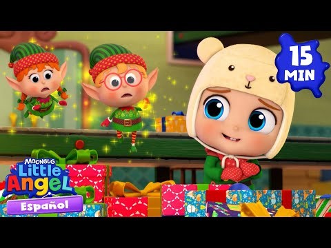 Bebé Juan ayuda a Santa en Navidad - Canciones Infantiles 🎵 Little Angel Español