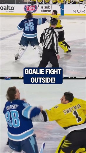 THROWBACK: Goalie fight!