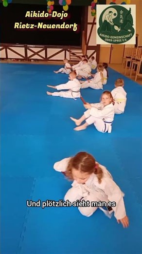Aikodotraining unserer Kinder im Aikido-Dojo Rietz-Neuendorf am 14.4.2026 #aikido