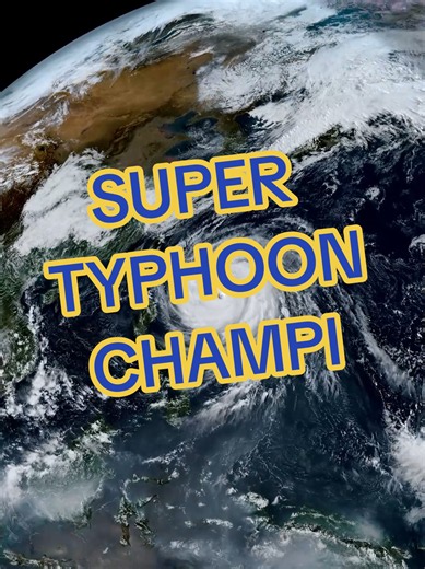 Extraordinary View of Super Typhoon Champi: Earth's Most Powerful Storm