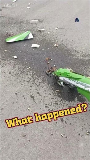 That is so called super lucky rc jet crash #rccrash #rcplane #rcmodel #rcjet #turbinejet #hobby