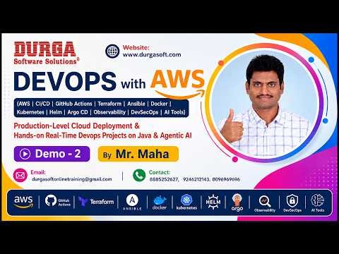DEVOPS with AWS tutorials || Demo - 2 || by Mr. Maha On 18-08-2026 @6AM (IST)