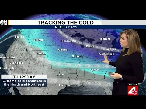 Extreme cold continues in Metro Detroit, across country through end of workweek