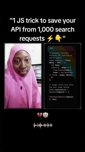 Stop letting user search inputs spam your backend server! 🛑​ #coding #developer #javascript