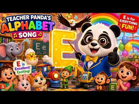 The Letter E Song | Learn the Alphabet E | For Kids & Toddlers | Song for Kids | E for Elf Song |