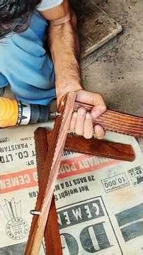 Handcrafted Wooden Tray with Brass Embellishments | DIY wooden tray
