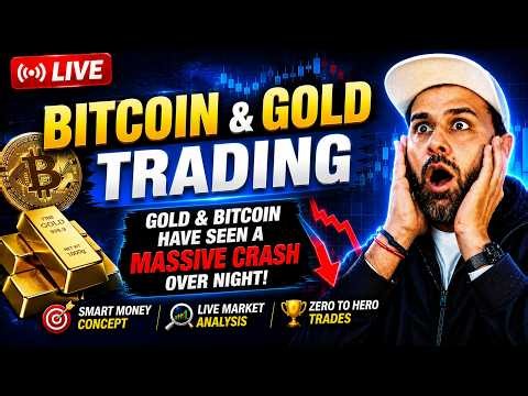 🔴 LIVE Bitcoin & Gold Scalping | Real-Time Trades + Analysis