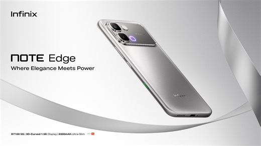 Meet the Infinix NOTE Edge—#10DimensionsOfExcellence, ready to keep up with everything life throws at you. Featuring a 3D-curved 1.5K Eye-Care display, a 6500mAh ultra-slim max-endurance battery, and the world’s first MediaTek Dimensity 7100 5G platform, all in one #InfinixNOTEEdge. *Battery capacity and configurations may vary by market. #Infinix #NOTEEdge #WhereEleganceMeetsPower #10DimensionsOfExcellence | Infinix Mobile