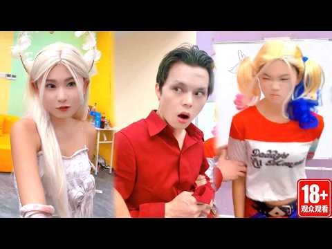 An Angel Likes The Joker's Abs? Harley Quinn Is Furious! #Anime #Cosplay #Joker #Angel