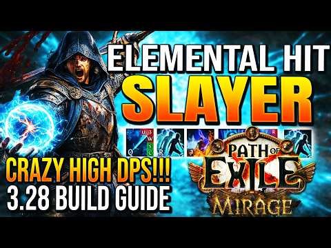 THIS ELEMENTAL HIT SLAYER BUILD IS META! POE Elemental Hit Build 3.28 (NEW META)