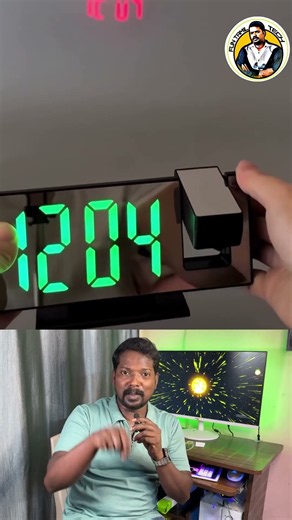 Clock with Projector Display Snooze Function Clock