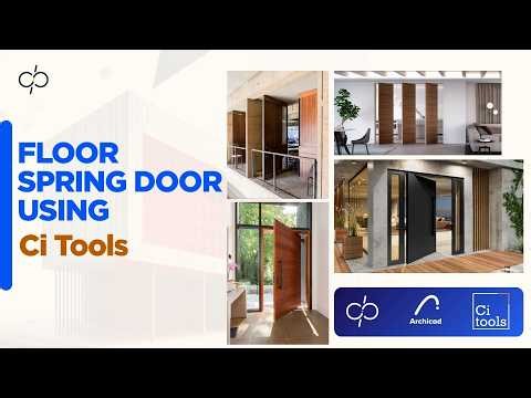 How to Model a Floor Spring Pivot Door in Archicad Using Ci Tools