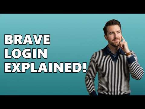 How to login brave browser?