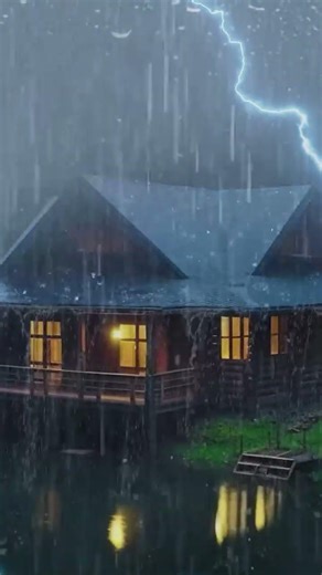 Heavy Rain and Thunder Sounds for Falling into Deep Sleep Instantly