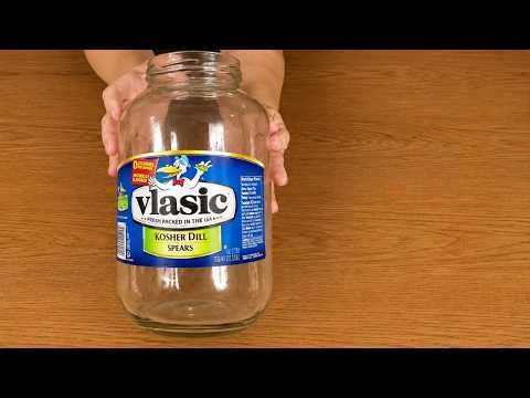 Put A Leftover Pickle Jar In Your Dining Room (This Is Genius)