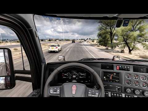 American Truck Simulator - Ultra Realistic 4K Mods + Snowymoon Graphics | Full Drive [​329 Mi]