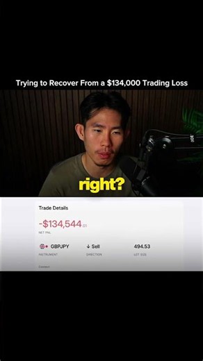How I Recover From a $134,000 Trading Loss