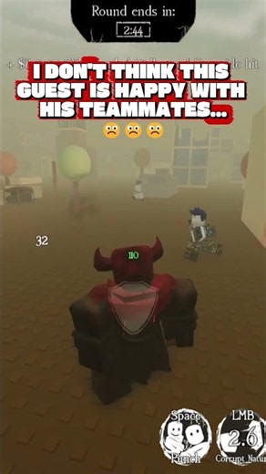 THIS GUEST IS NOT HAPPY ABOUT THAT...☹️#forsaken #roblox #shorts #forsakenmemes #azure #coolkid #fyp