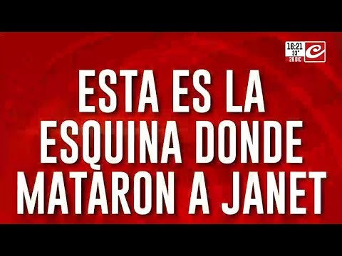 Esta es la esquina donde mataron a Janet
