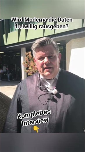 👆 Full interview - Will Moderna voluntarily release the data?