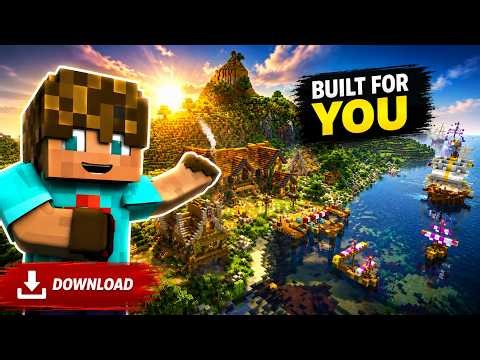 I Built My Minecraft World For Everyone
