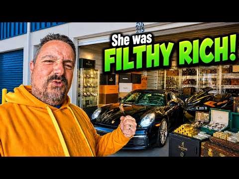 She was RICH! I'm shocked at what rich people hoard in private...