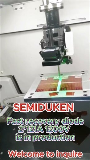 High Power Fast Recovery Diode 2×121A 1200V | SEMIDUKEN Production Line in Action