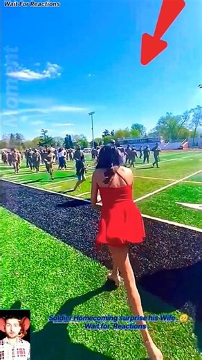 Soldier Surprised His Wife After Months Away ❤️ #homecoming #emotional #shorts #usa